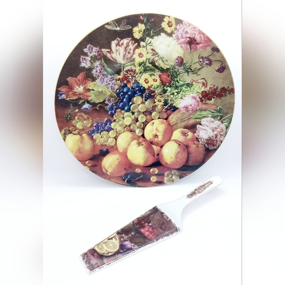 Vintage Formalities By Baum Bros Fine Bohemian Porcelain 10.5” Serving Plate Set - Picture 1 of 10
